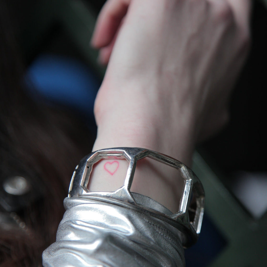 Silver Cuff Metal Bracelet / Srebrna Cuff Metalna Narukvica