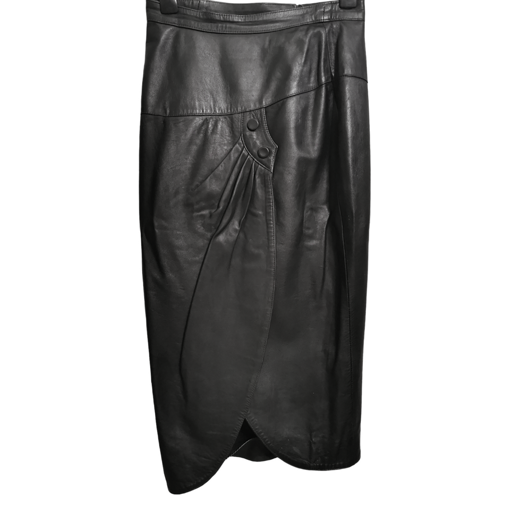 Vintage Leather Skirt / Vintage Kožna Suknja