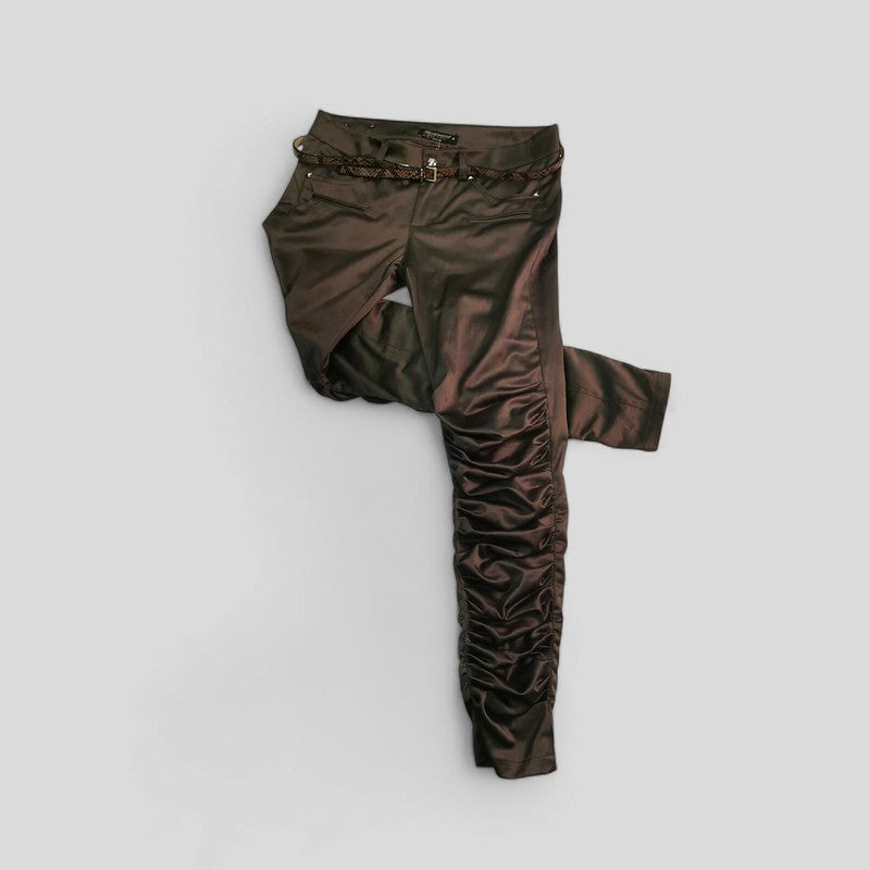 Vintage pantalone maslinasto zelene boje
