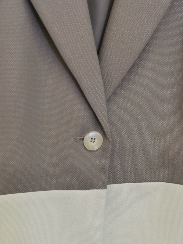 Vintage sivo-beli blejzer