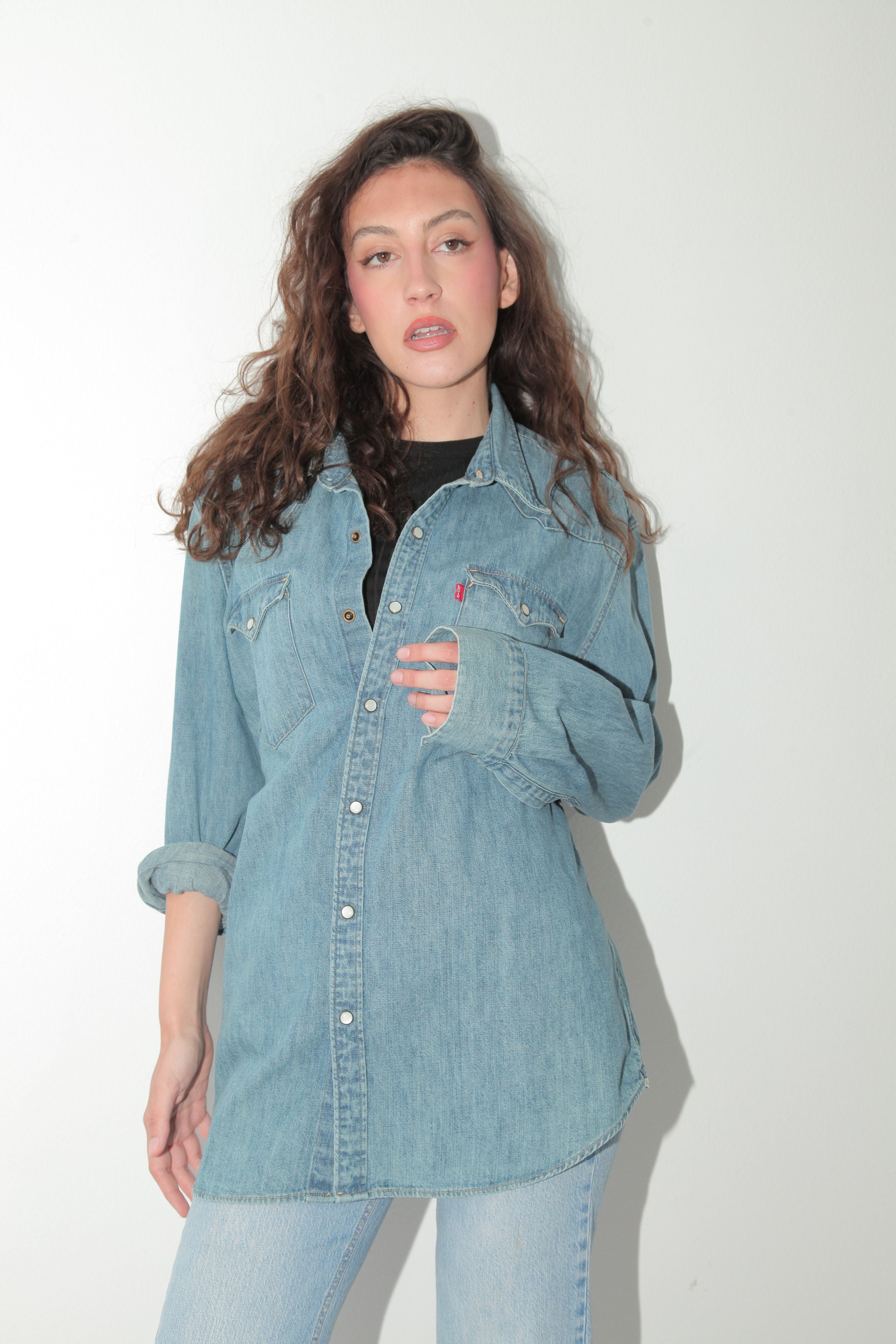 Levis vintage teksas košulja tanja jakna XL