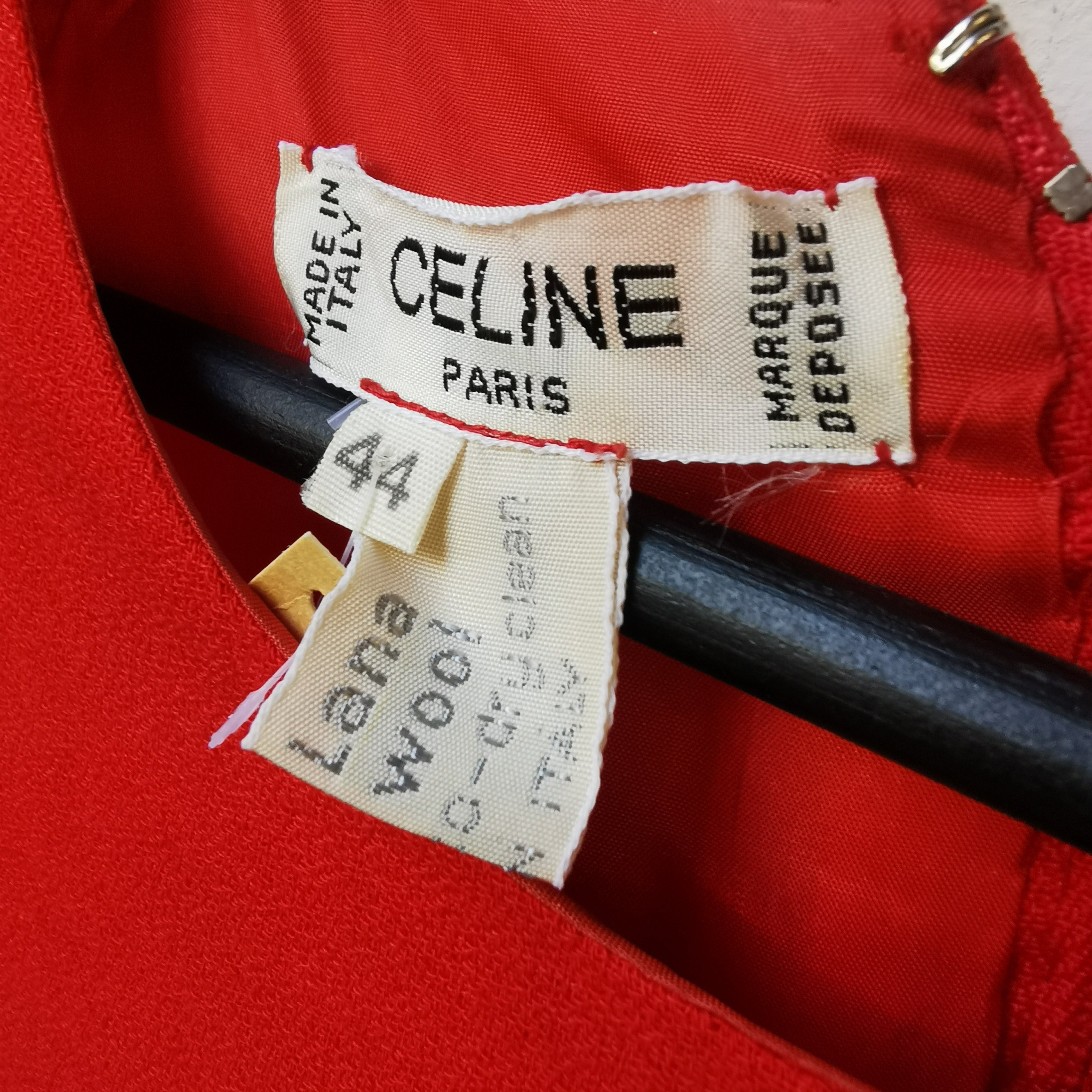 Crvena vintage haljina poznatog brenda