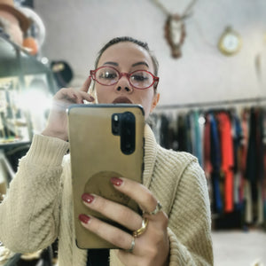 Vintage Crvene Giorgio Armani Naočare za vid