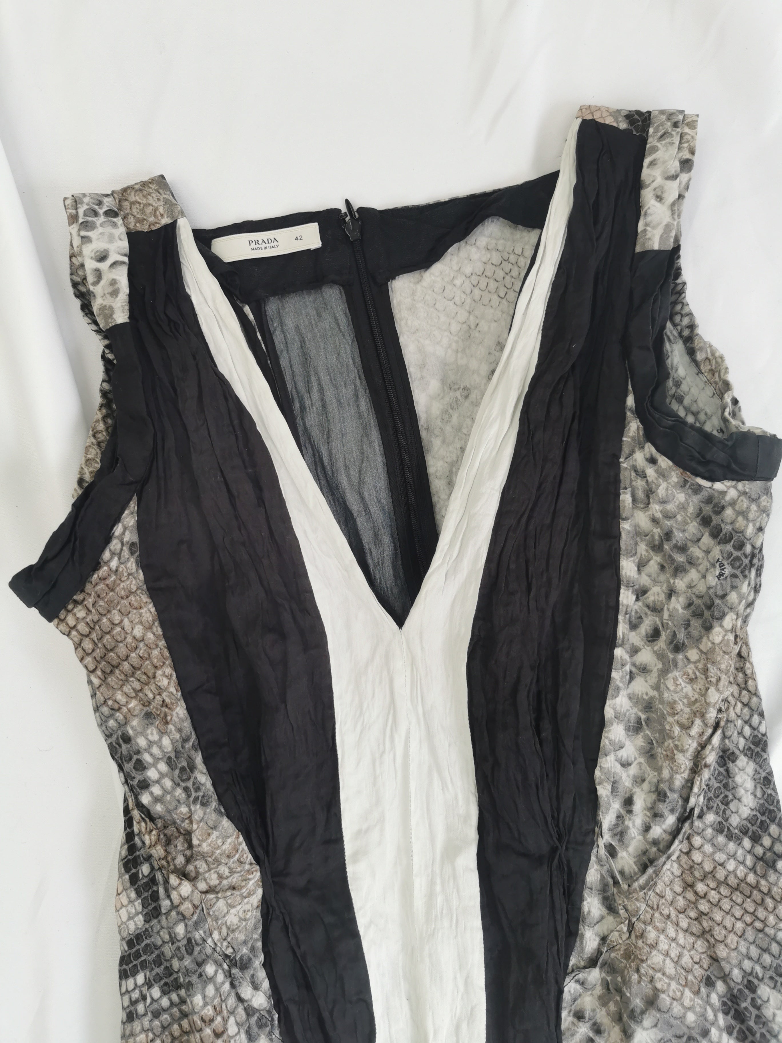 Prada vintage haljina animal print