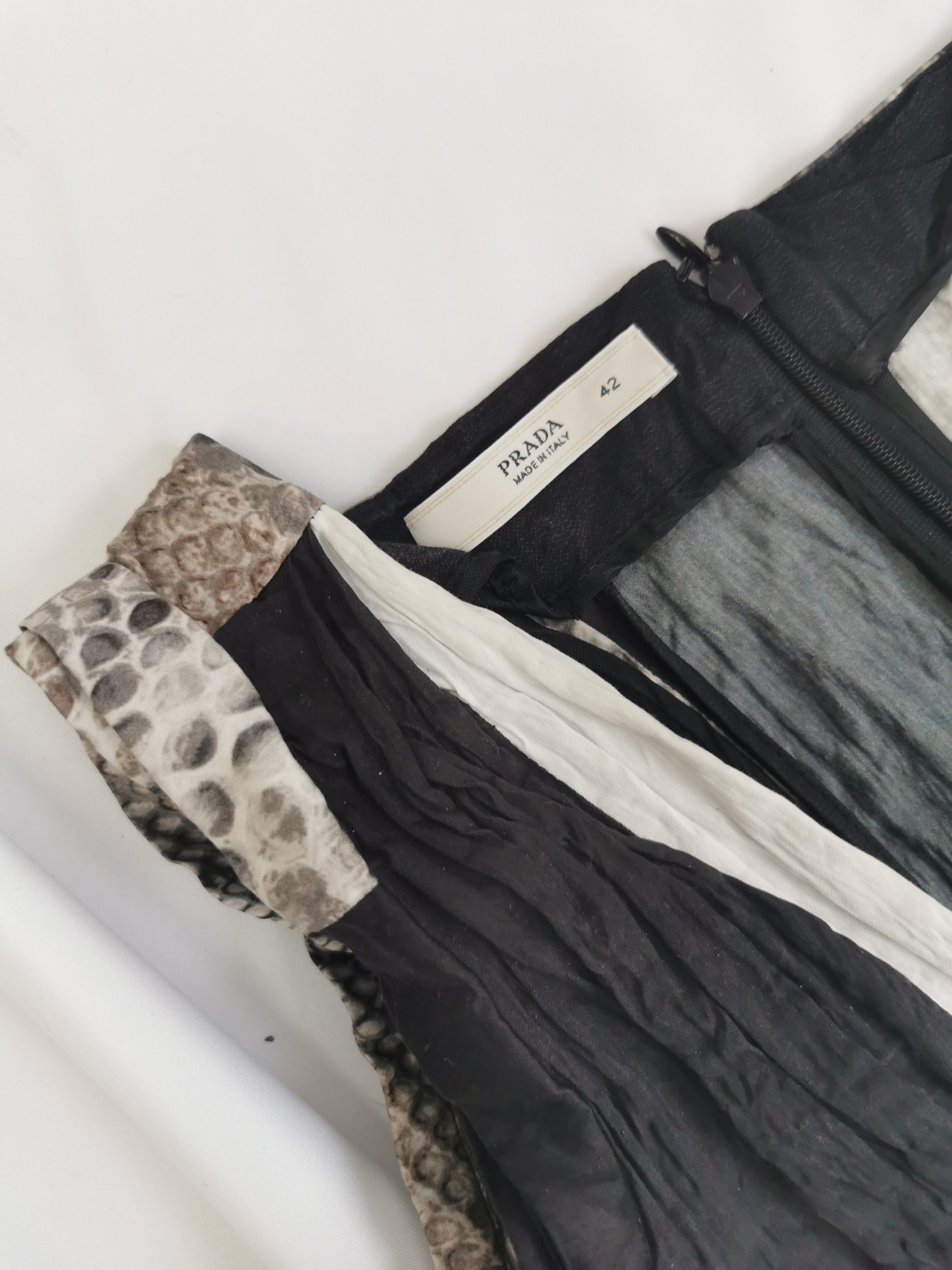 Prada vintage haljina animal print