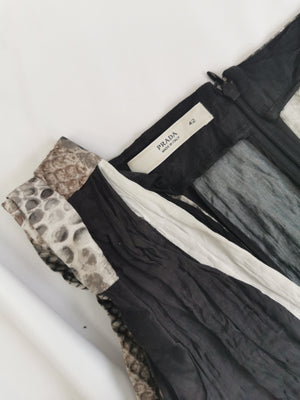 Prada vintage haljina animal print