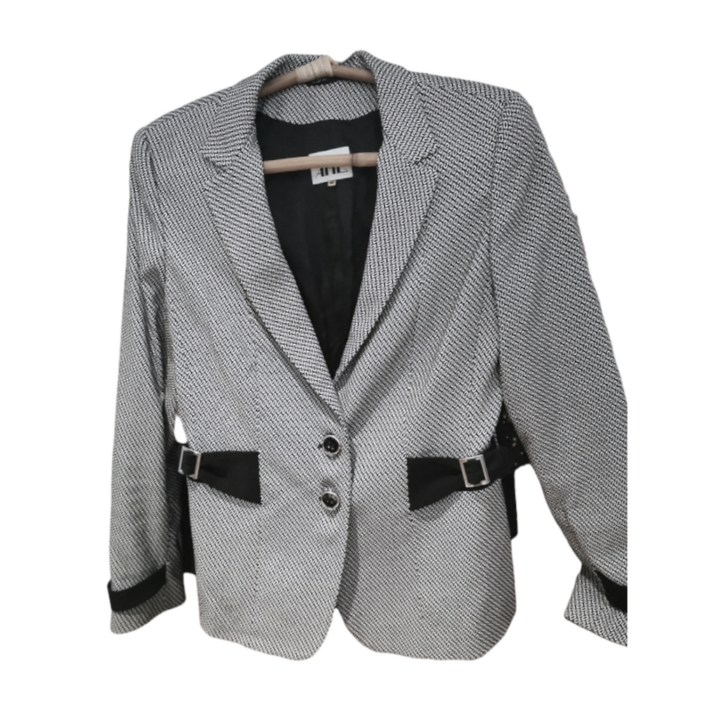 Black and White Vintage Blazer / Crno Beli Sako