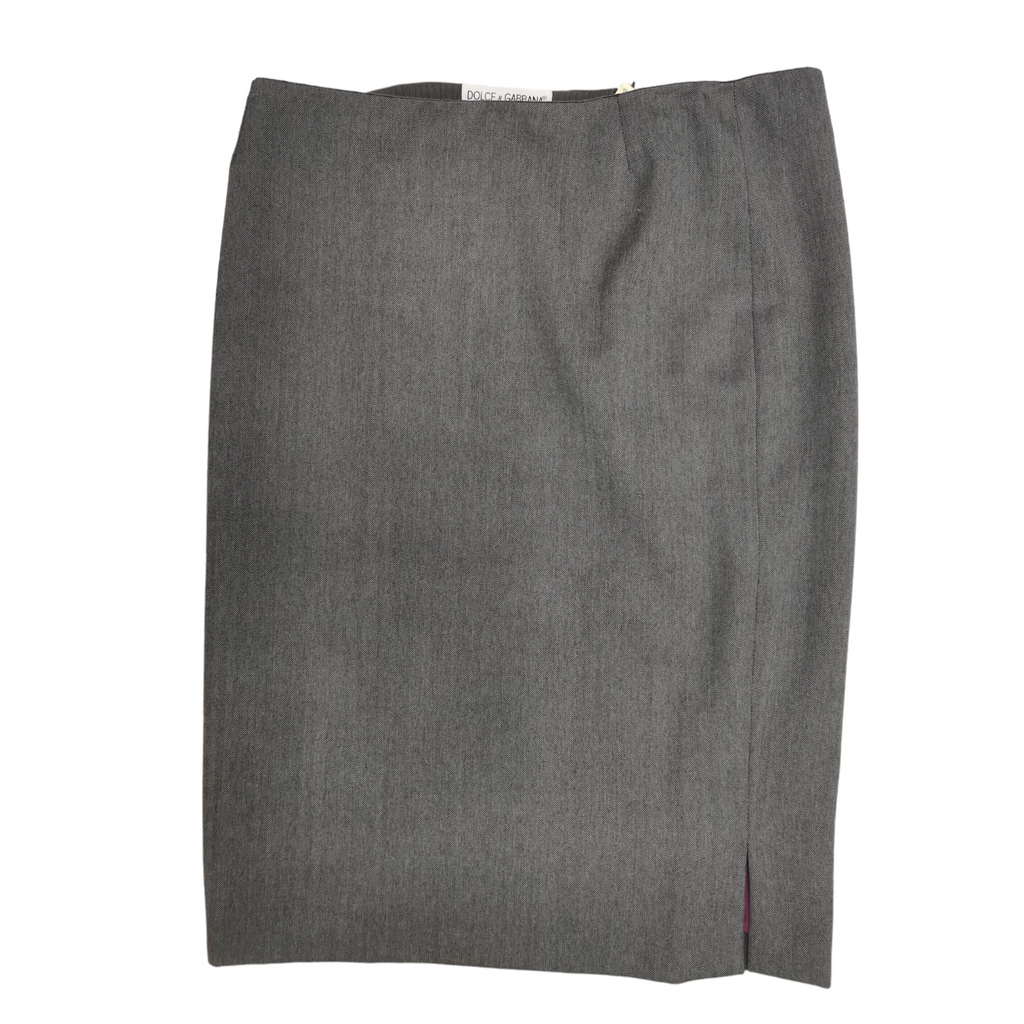 Dolce & Gabbana Grey Pencil Skirt / Dolce & Gabbana Siva Suknja