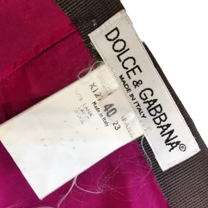 Vintage Dolce & Gabbana Siva Pencil Suknja