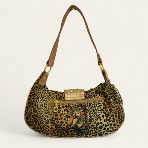 Vintage Y2K animal print manja tašna