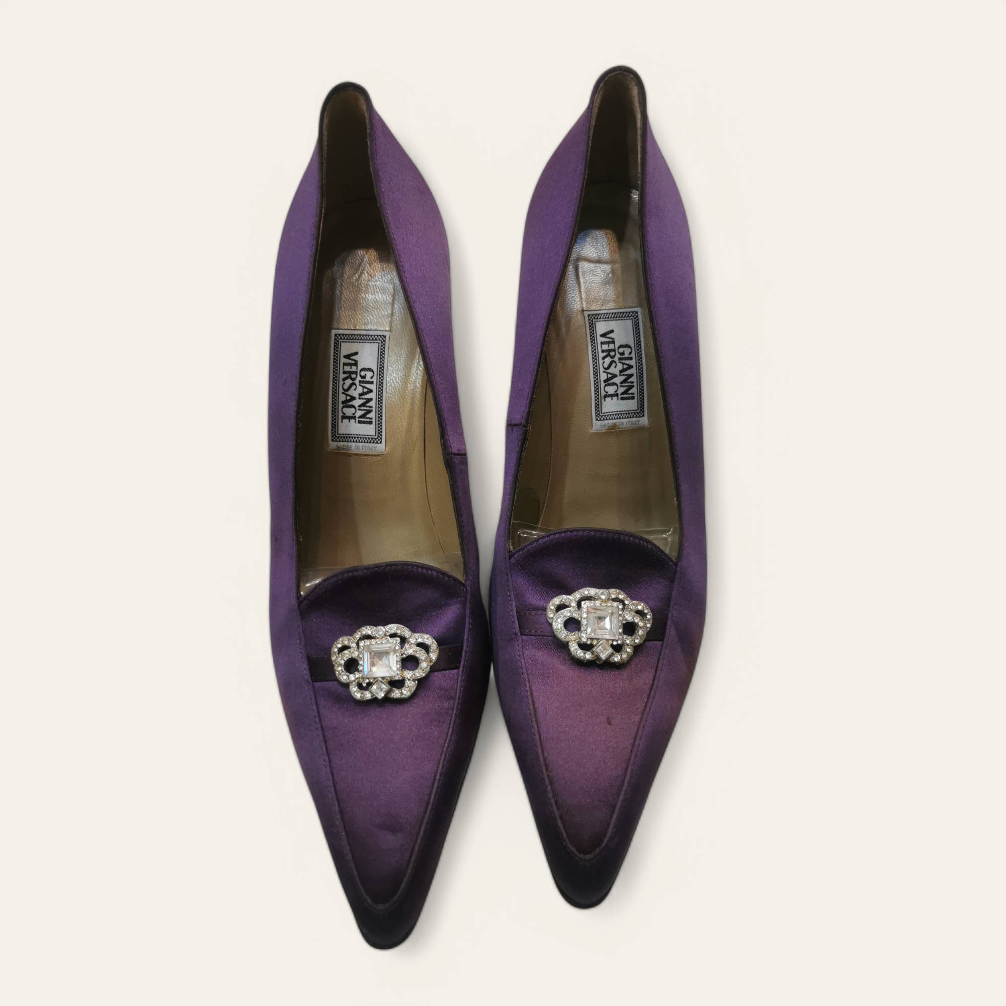 Gianni Versace ljubičaste cipele u špic