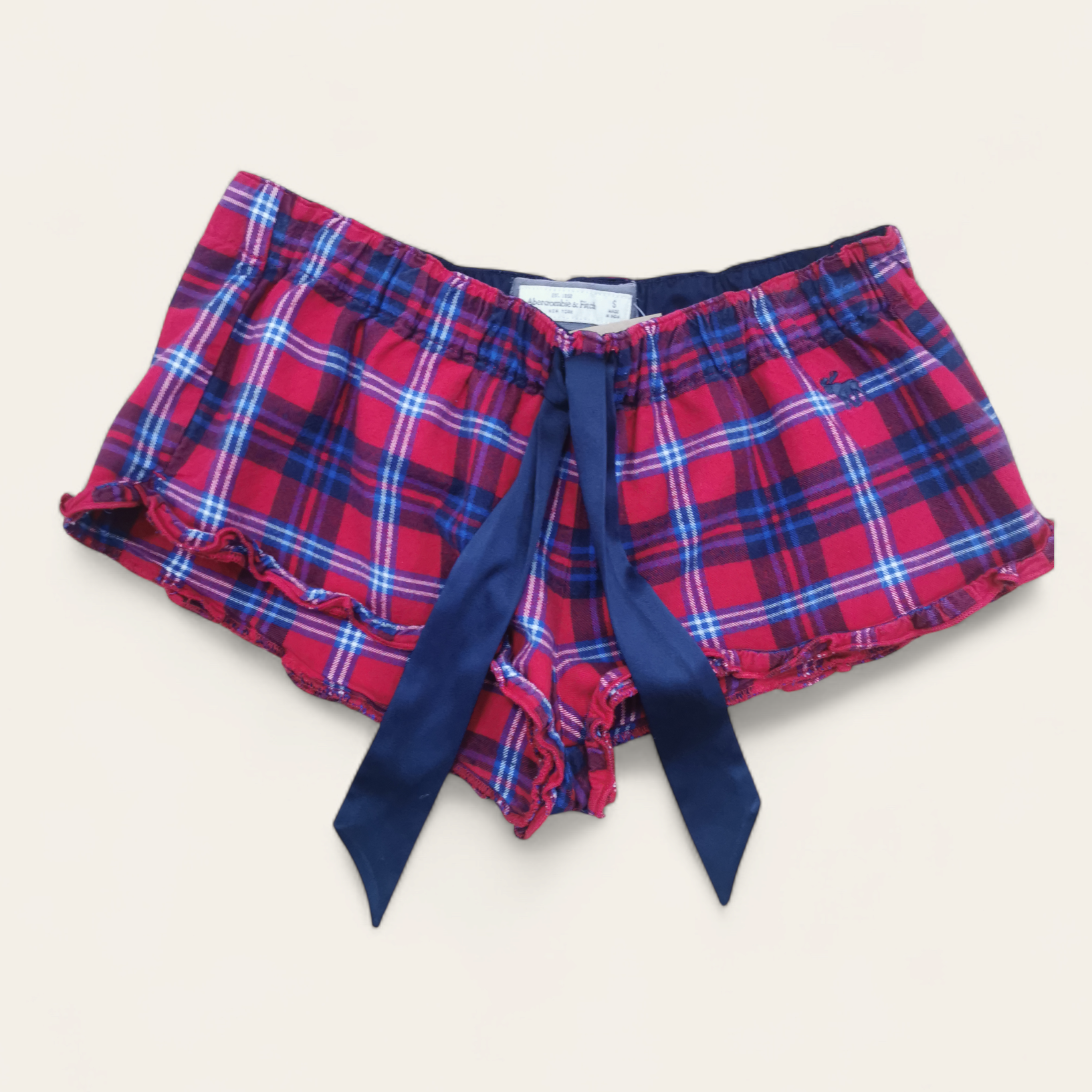 Abercrombie & Fitch karirani mini šorts Xs/S