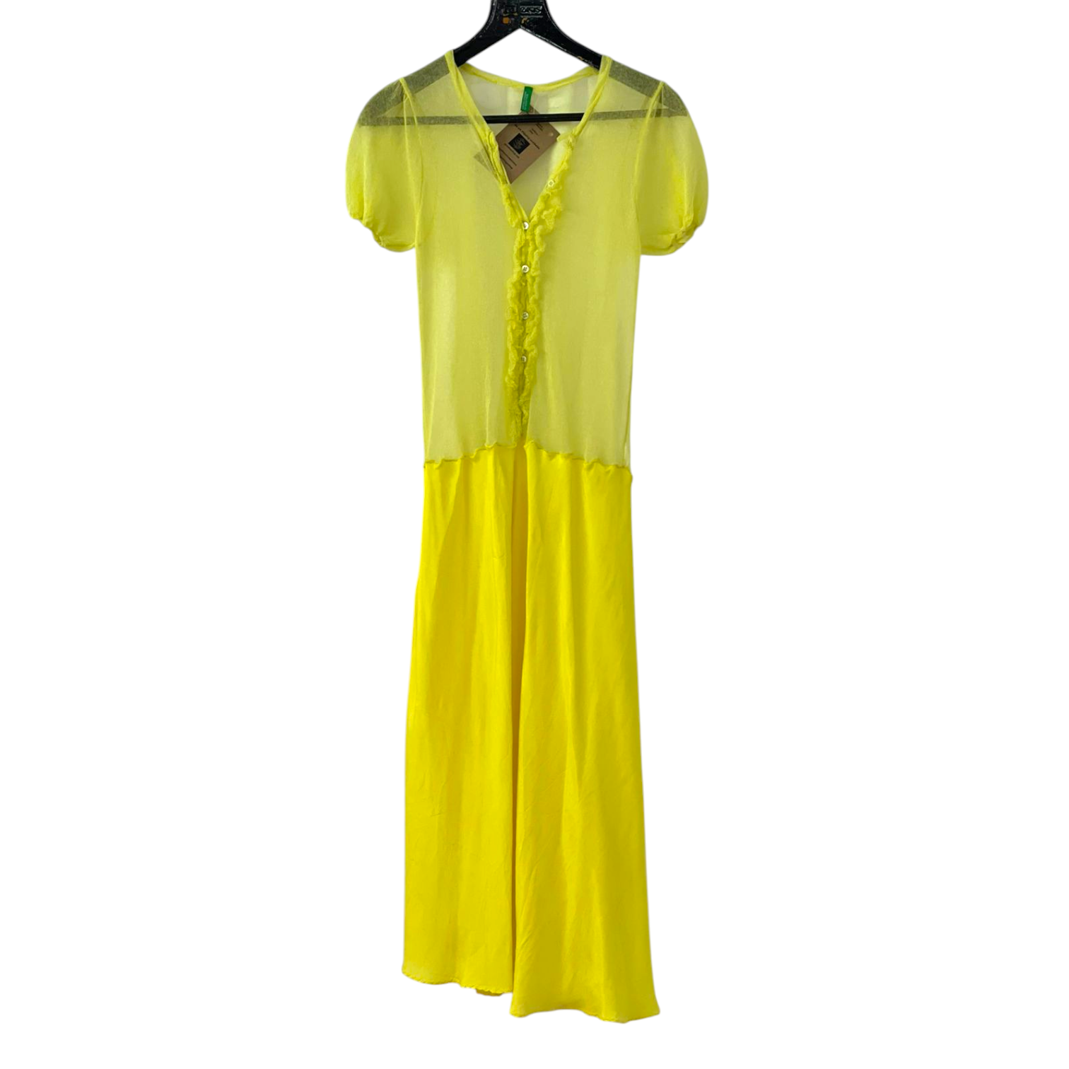 Benetton žuta haljina S