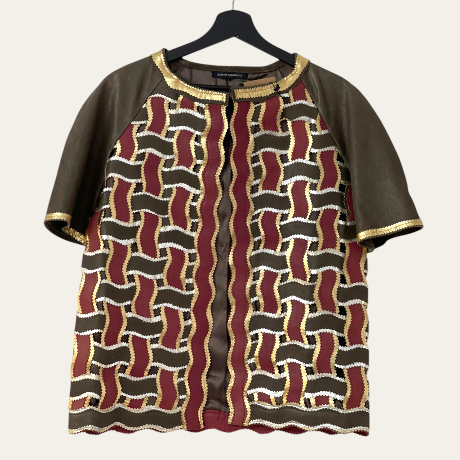 Kožna jakna domaće dizajnerke Bojane Jovanović M/L