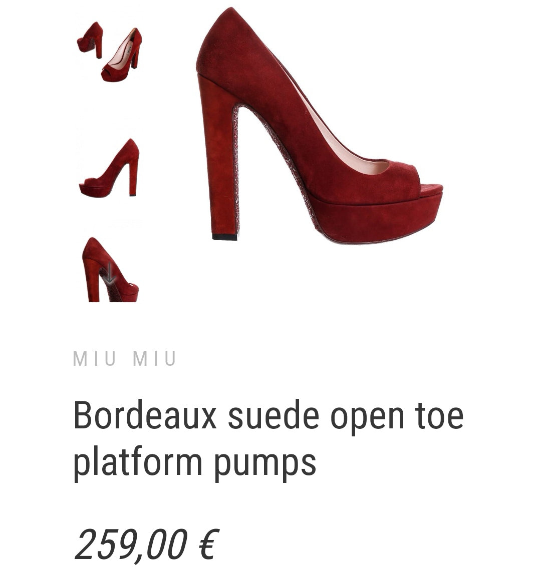 Roze Cipele na Štiklu sa Šljokicama MIU MIU