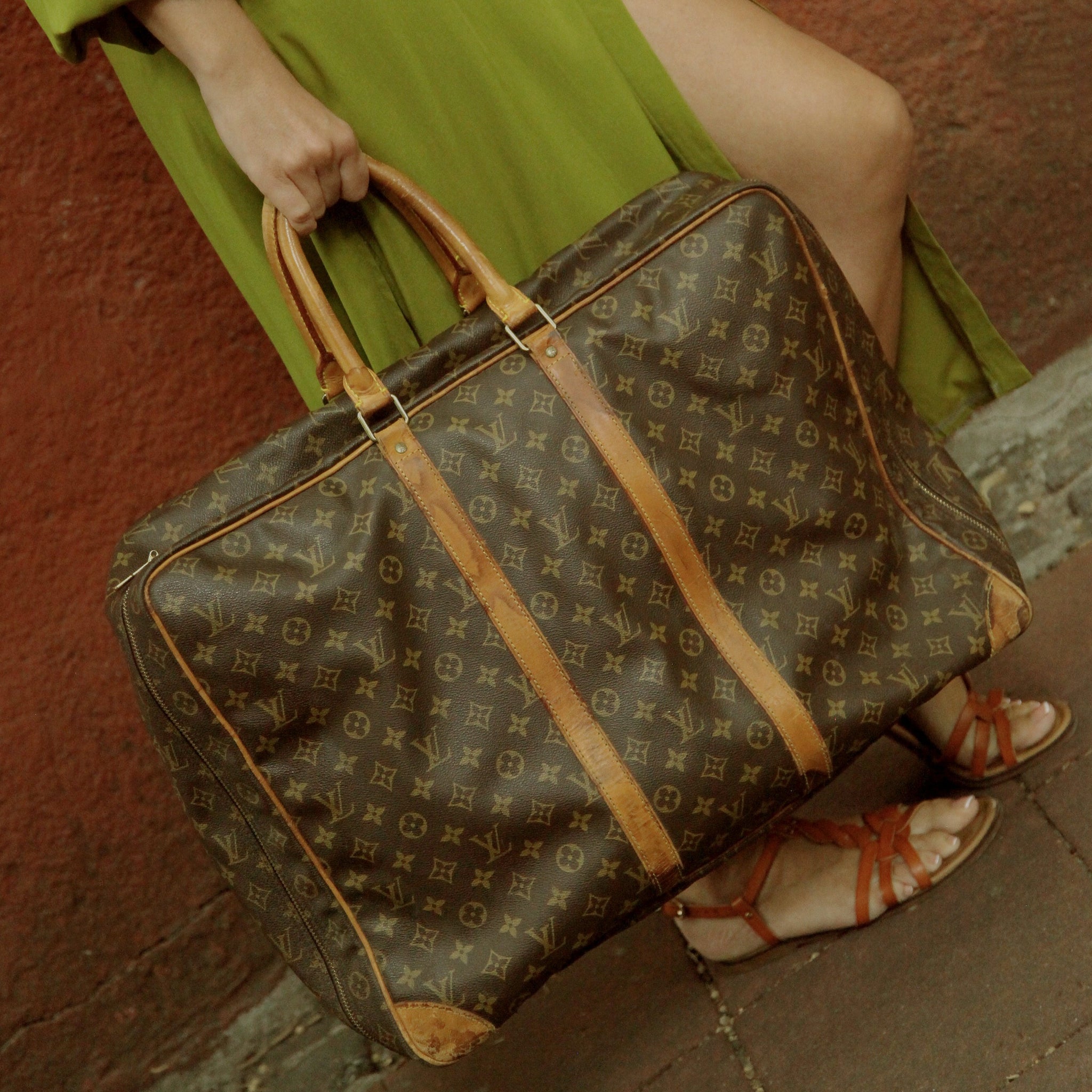 Large Luxury Designer Travel Bag / Velika Vintage Putna Torba