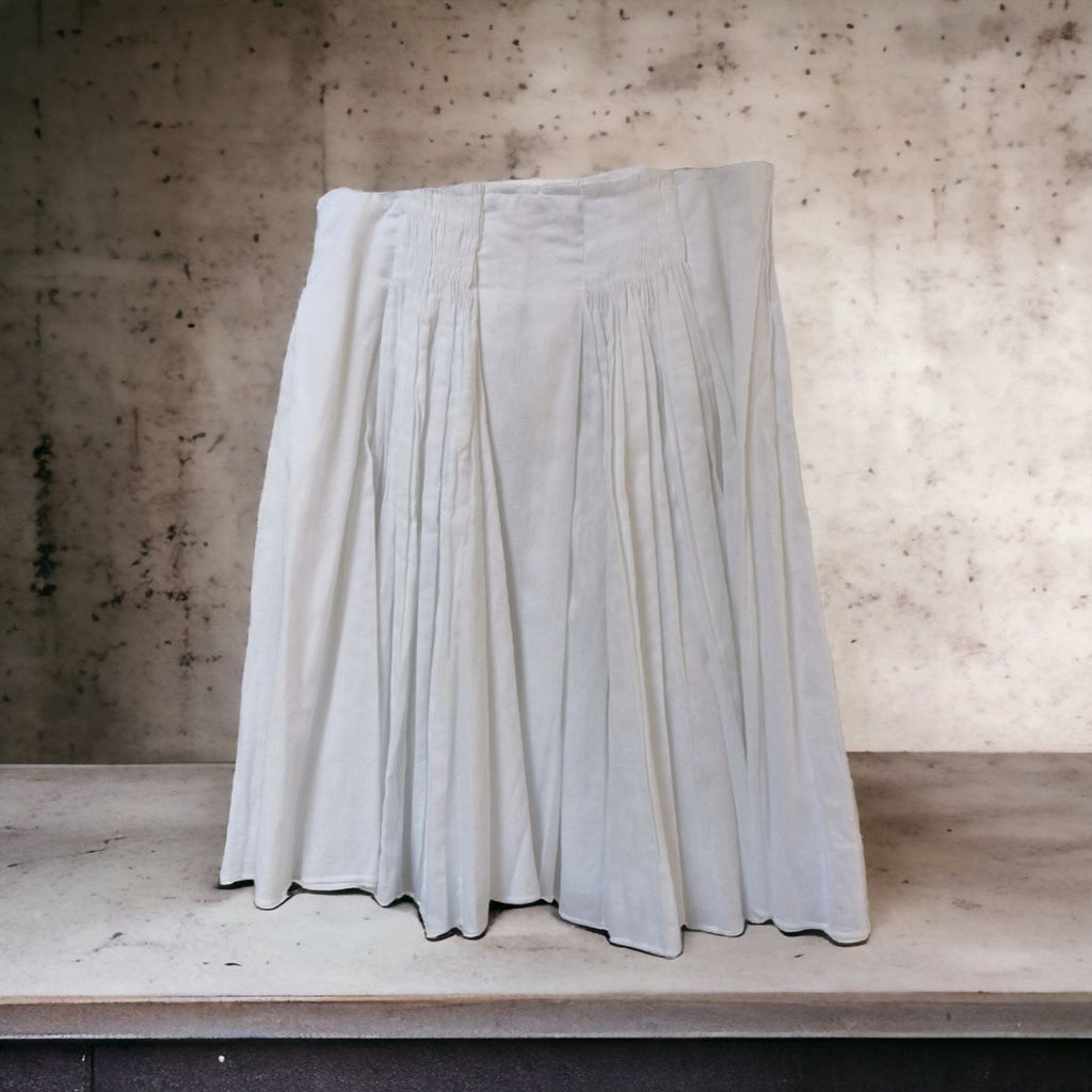 White Vintage Mini Skirt by Prada / Prada Bela Mini Suknja