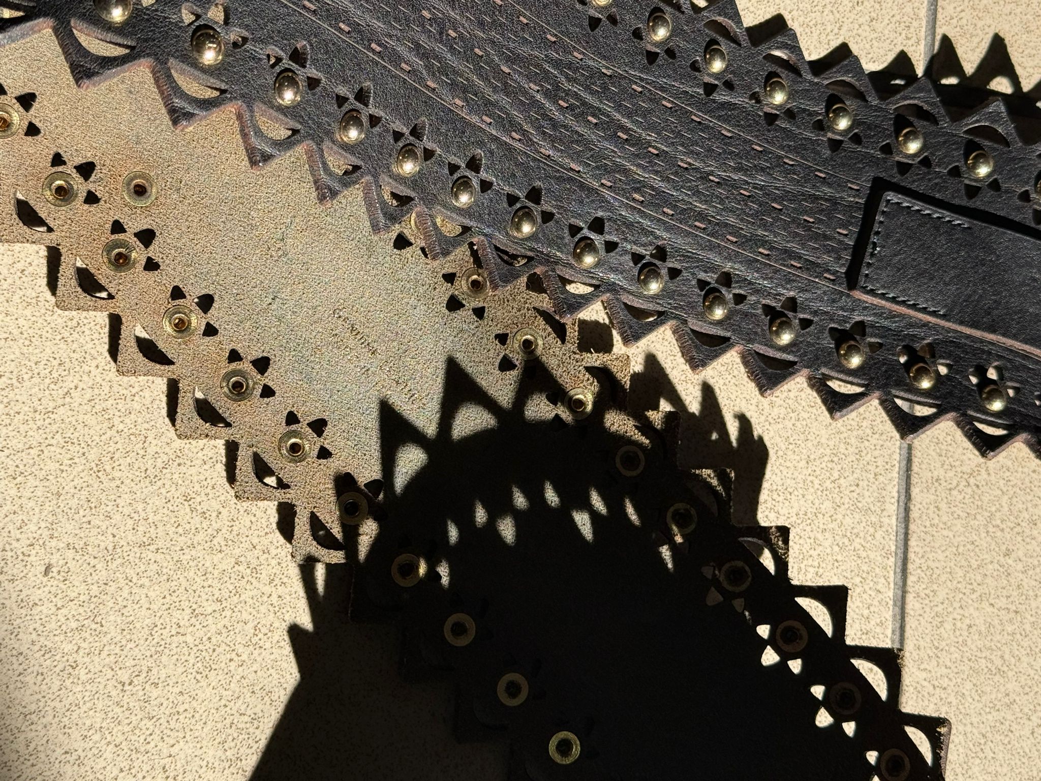 Roberto Cavalli Class kaiš crne boje