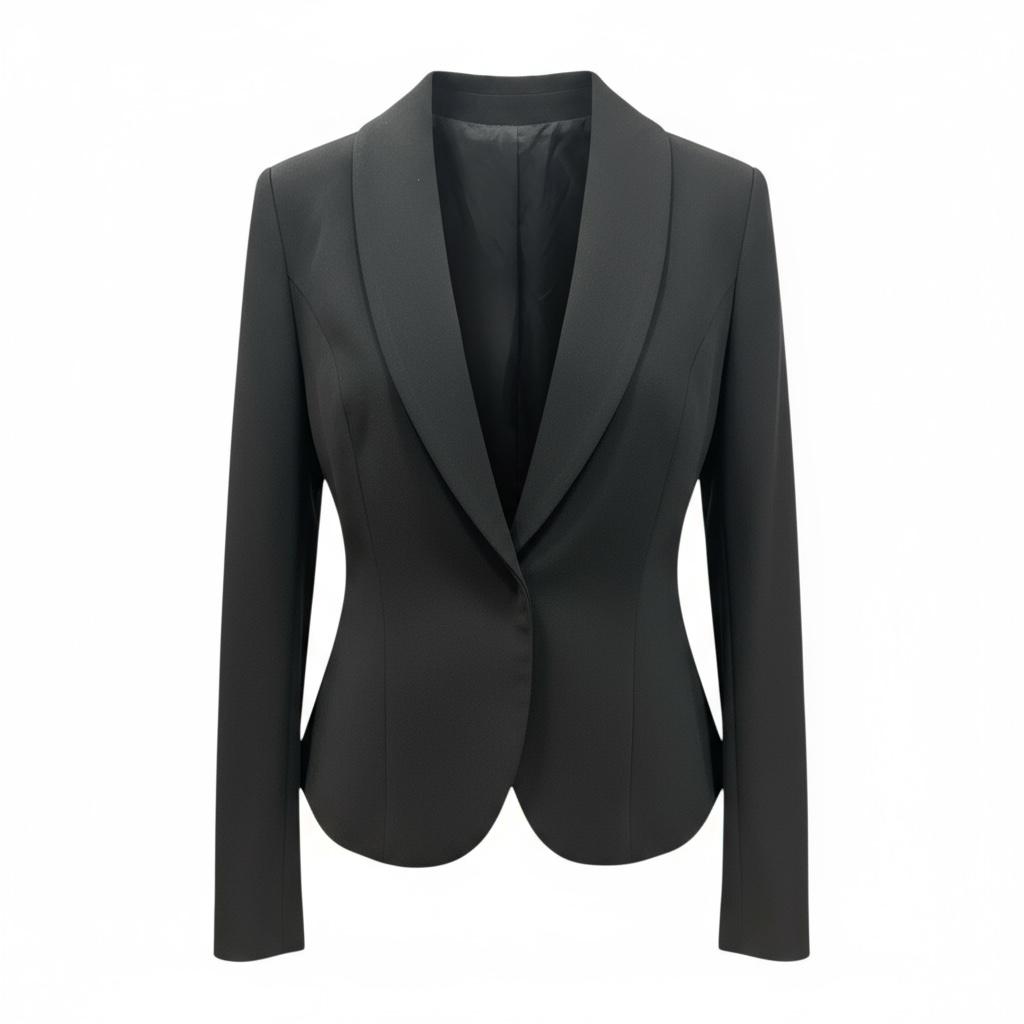 Denny Rose crni strukirani sako