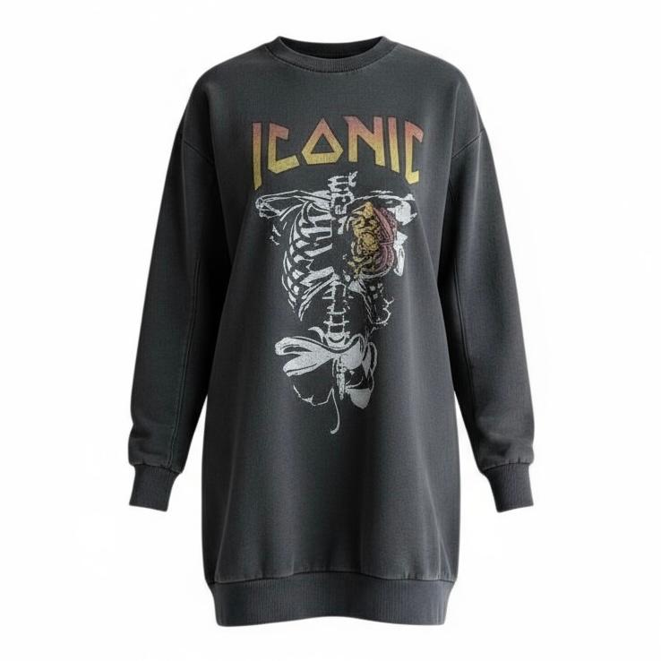 Vintage Iconic 27 sivi duks