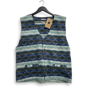 Vintage unisex prsluk zanimljivog printa