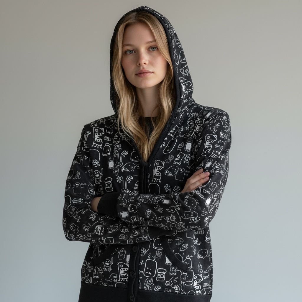 Vintage duks sa kapuljačom