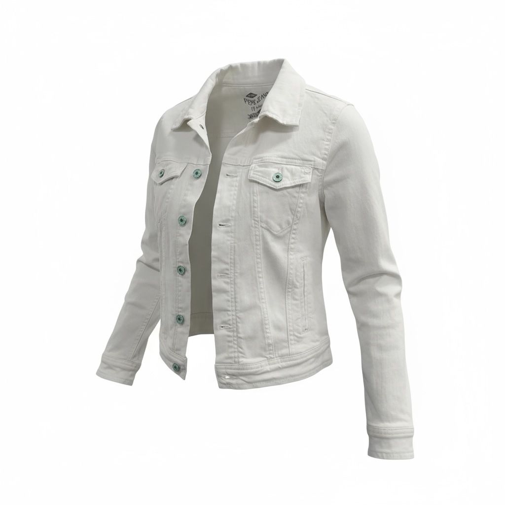 Pepe Jeans bela teksas jakna