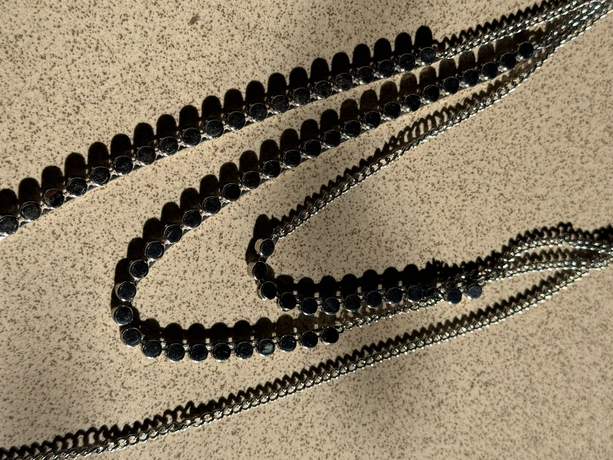 Swatch & Swarovski srebrna ogrlica