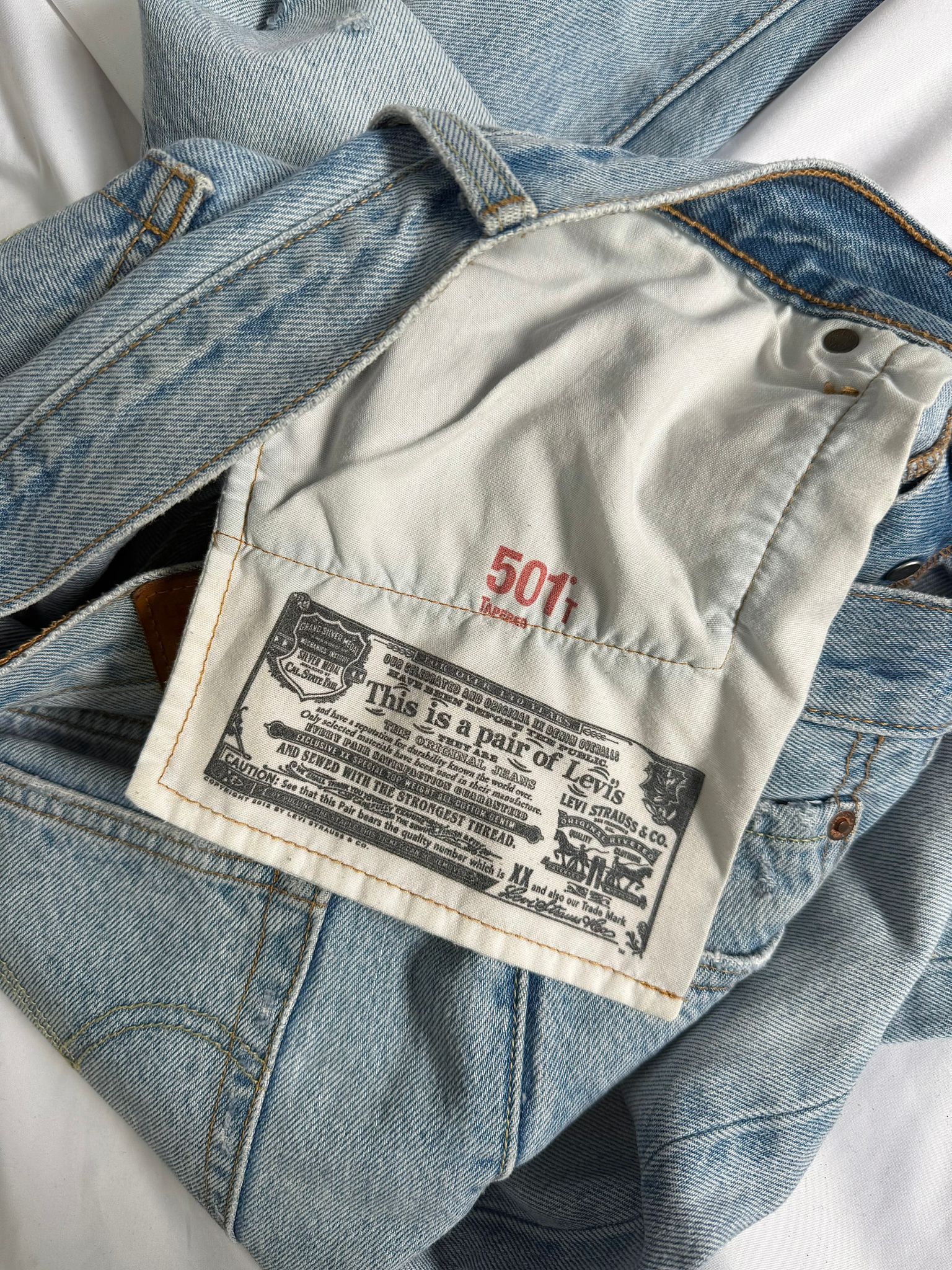 Vintage Levi's 501 Tapered Fit farmerke