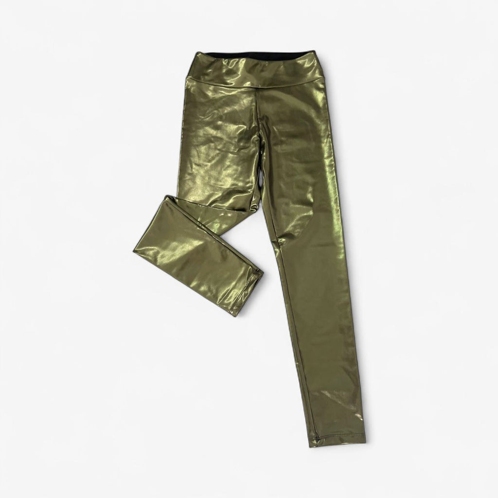Vintage Yes Or No Zlatne Metalik Helanke
