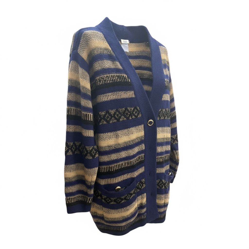 Vintage oversized džemper na pruge