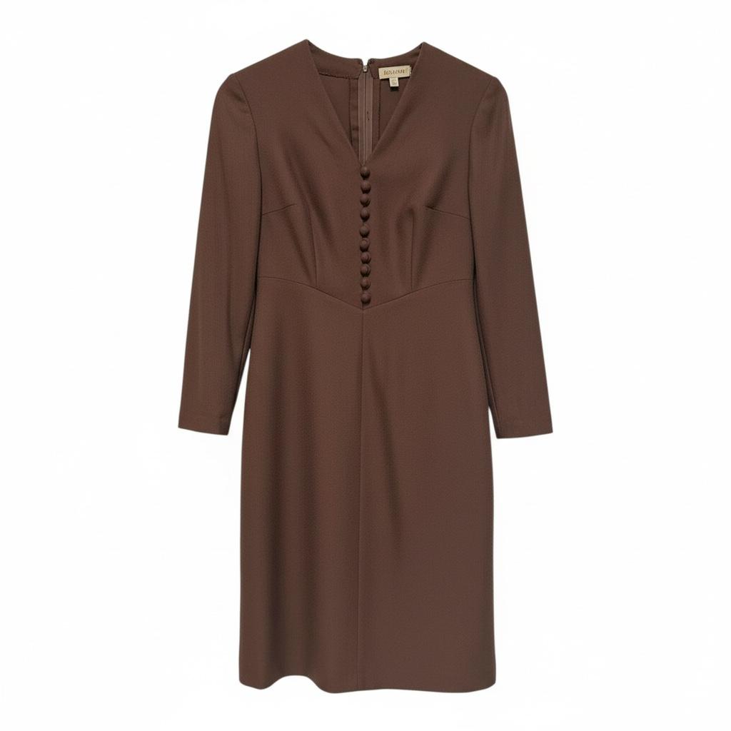 Braon vintage haljina iz 60ih