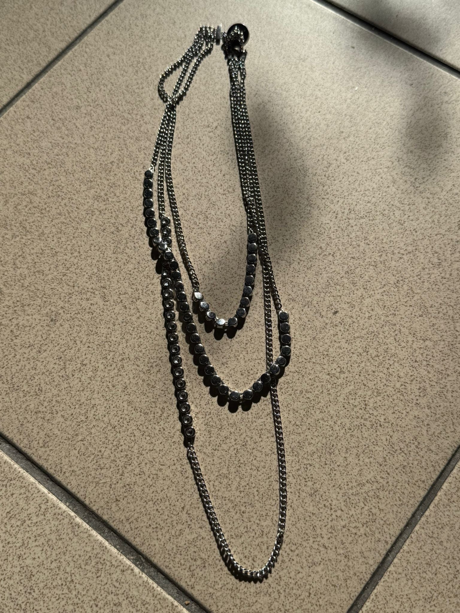 Swatch & Swarovski srebrna ogrlica