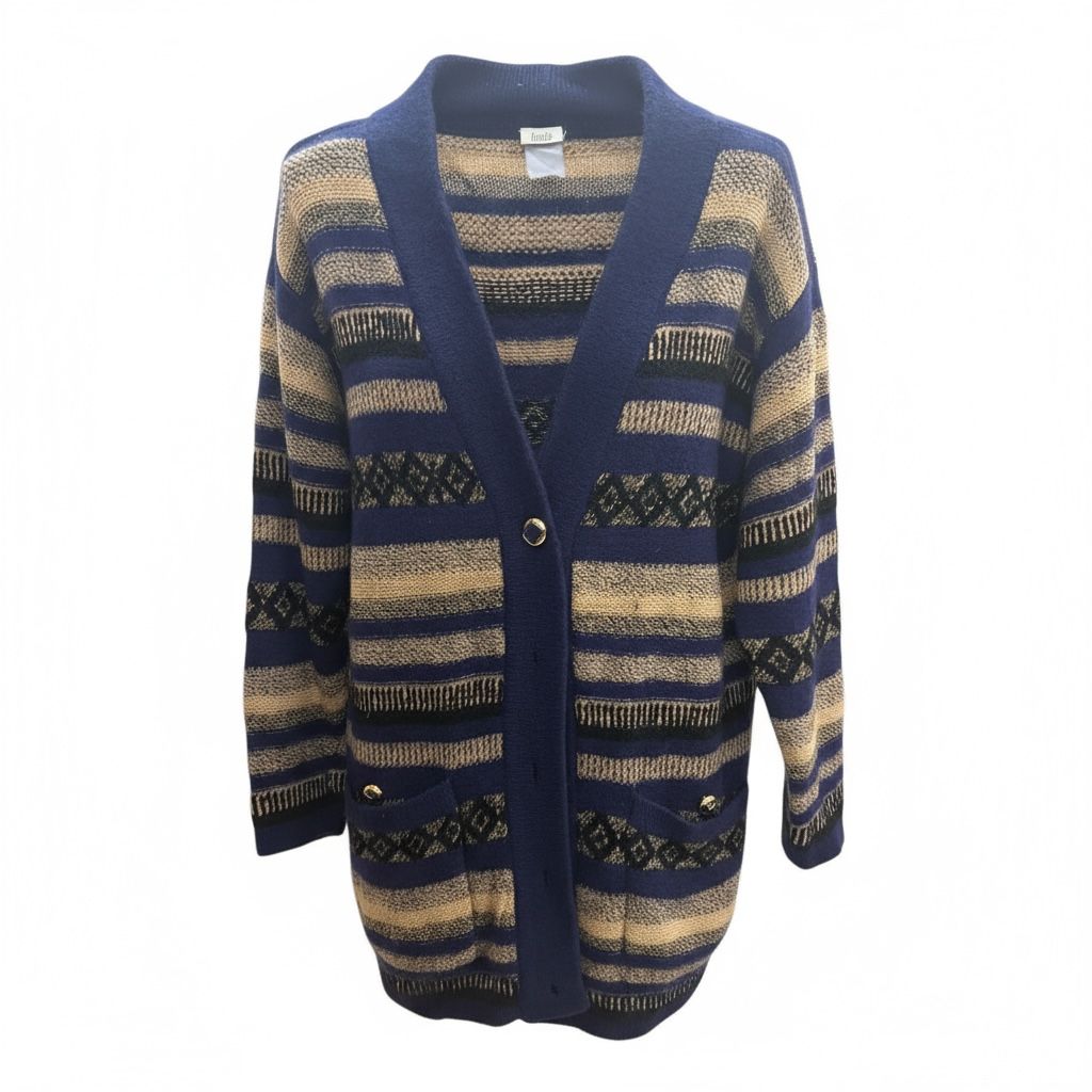 Vintage oversized džemper na pruge