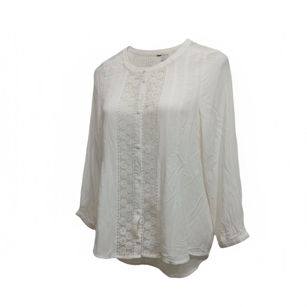 Bela vintage košulja sa vezom