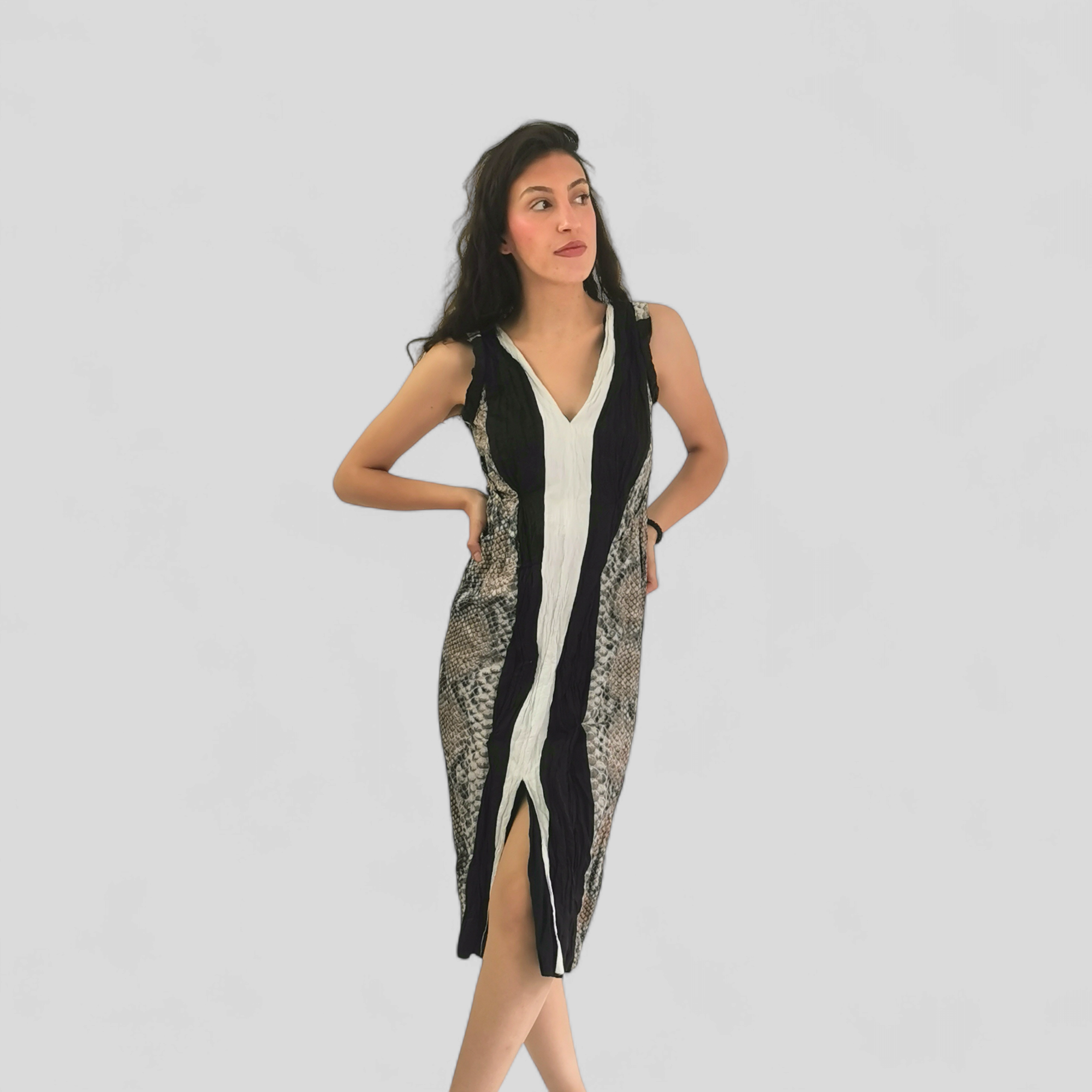 Prada vintage haljina animal print