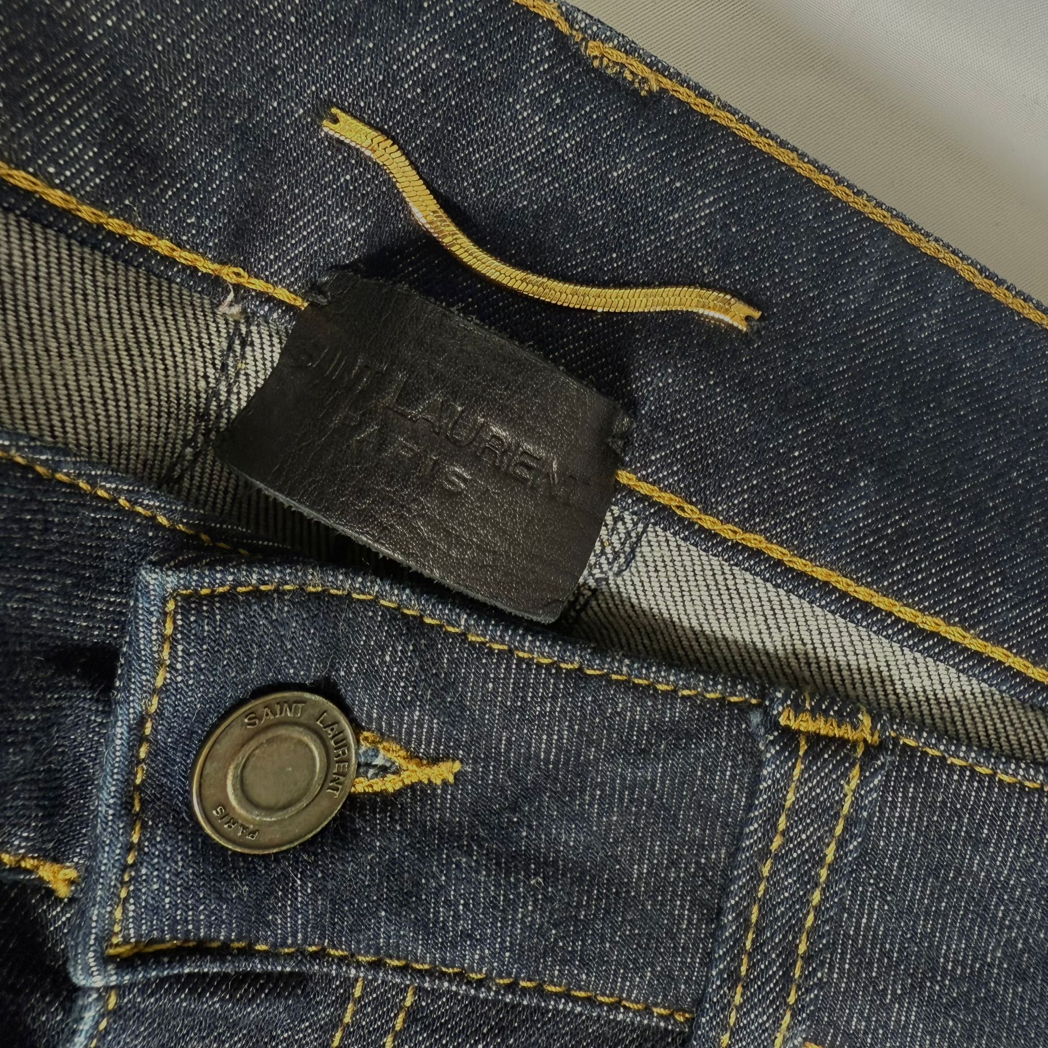 Vintage Saint Laurent Paris farmerke