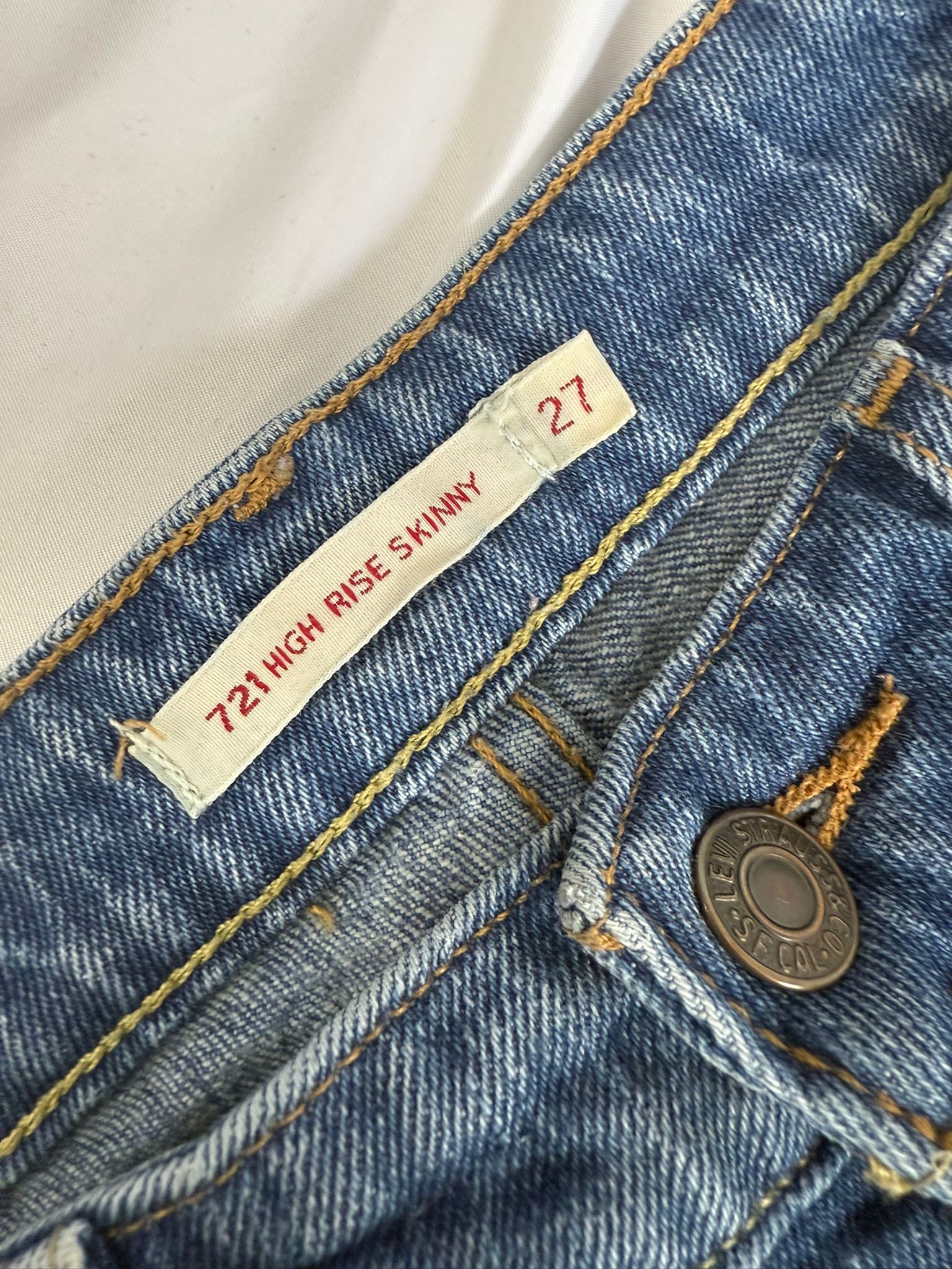 Levi's 721 High Rise Skinny Farmerke