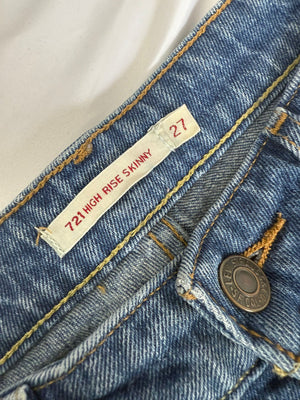 Levi's 721 High Rise Skinny Farmerke