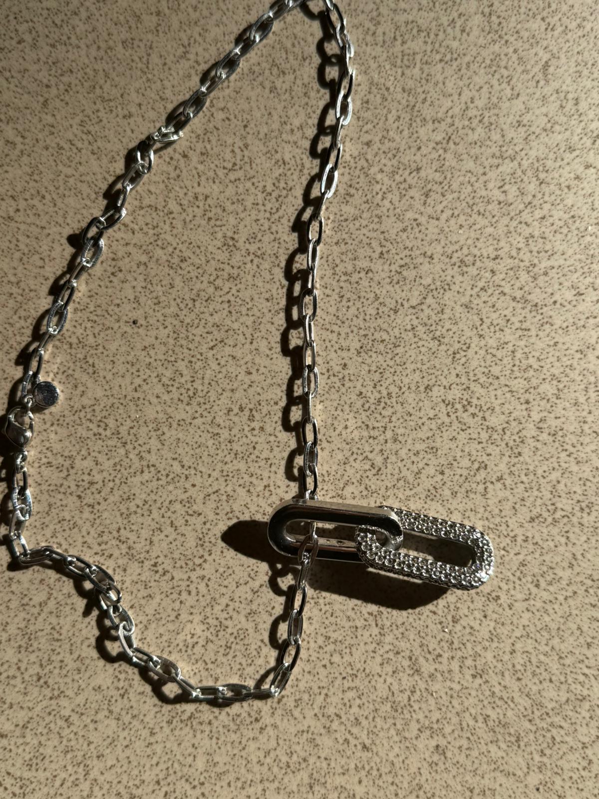Vintage Swarovski ogrlica sa svetlucavim privescima