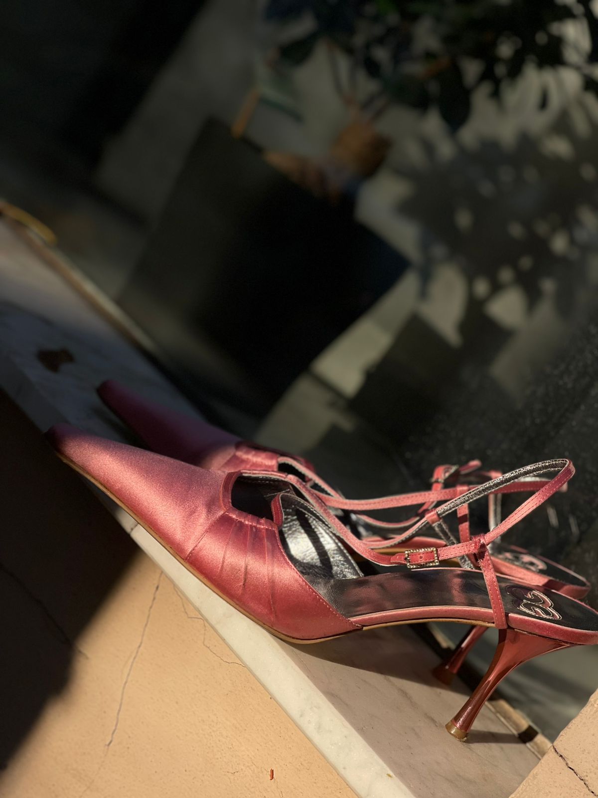 Escada satenske cipele na štiklu