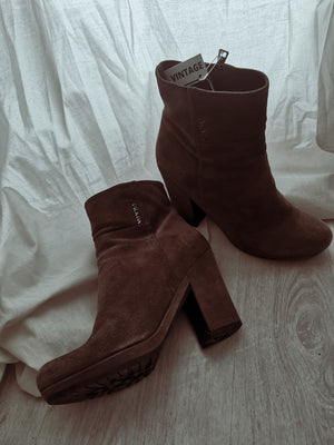 PRADA Suede Brown Vintage Ankle Boots / PRADA Kožne Braon Čizme
